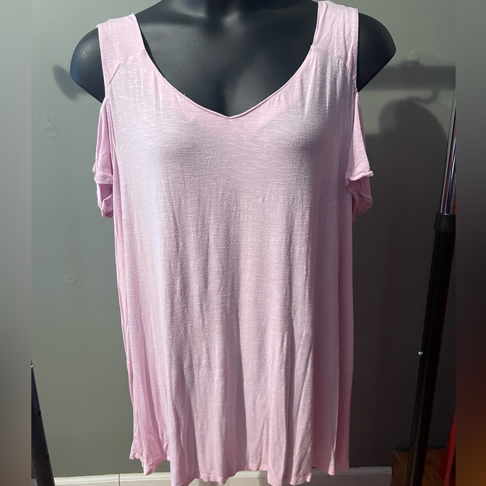 Lane Bryant Cold Shoulder swing top